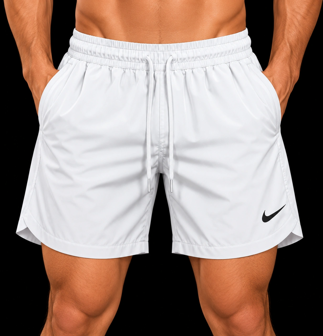 Short Esportivo Nike — BRANCO