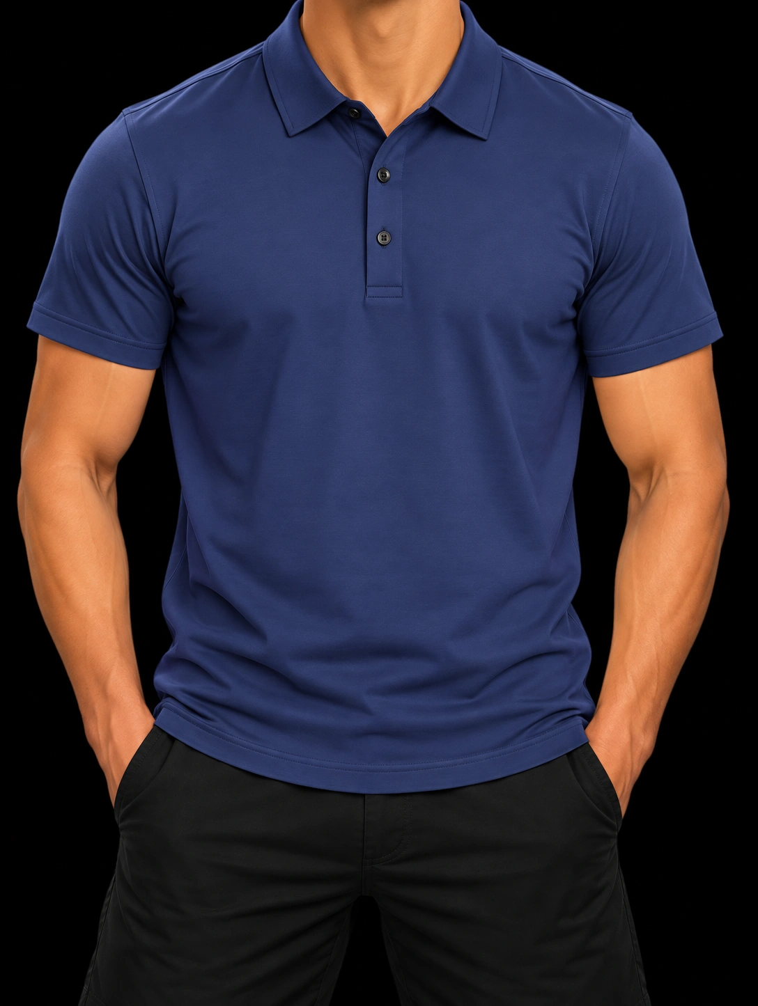Polo Tecnológica Zara — AZUL ESCURO